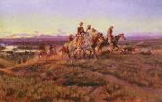 Charles M Russell Men of the Open Range